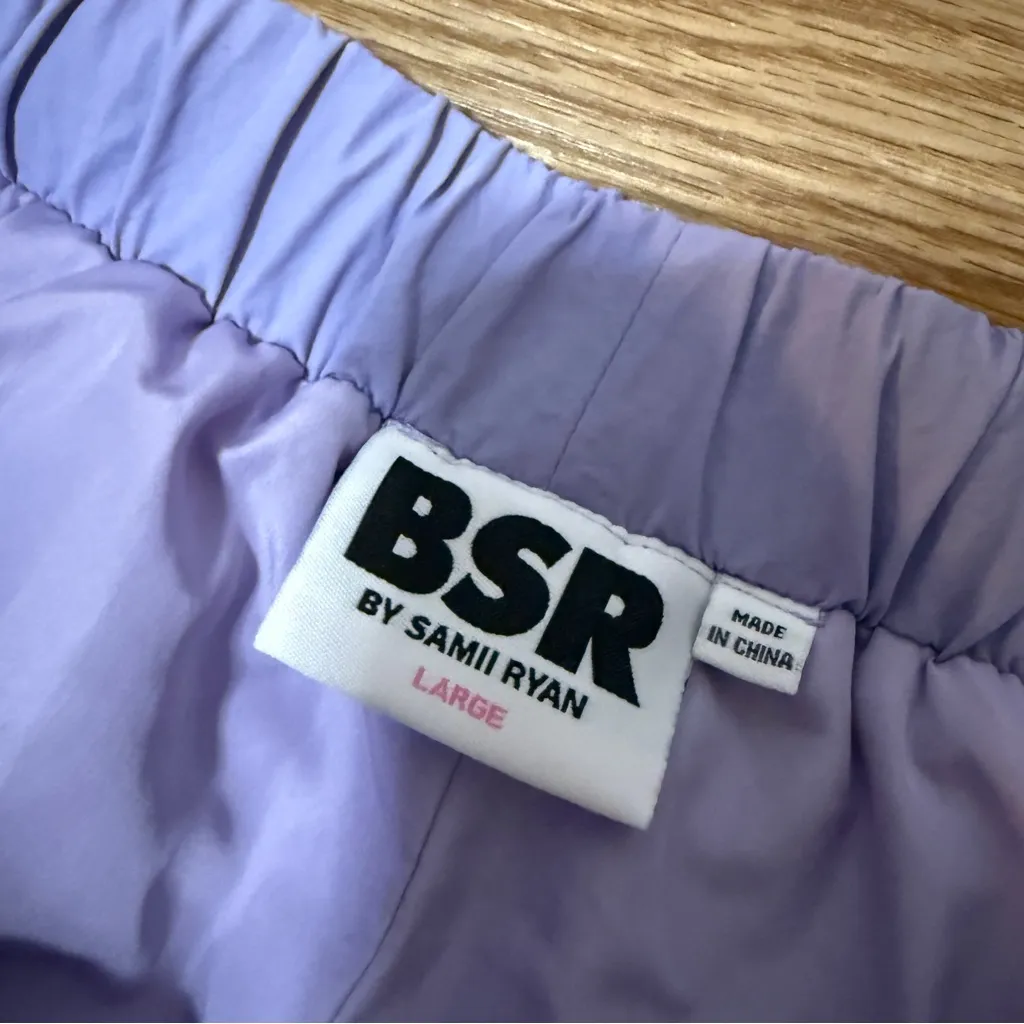 NWOT Poppin puffer cropped Jacket & Down Pants L Purple Size undefined - Image 8