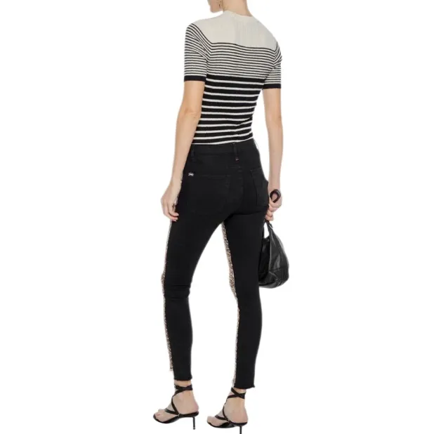 Alice + Olivia Leopard and Black Jeans Size 25 NWT - Image 7