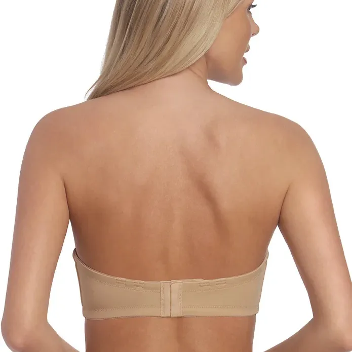 Dominique Bella Seamless Strapless Bra, Mocha, 38C Tan Size undefined - Image 2