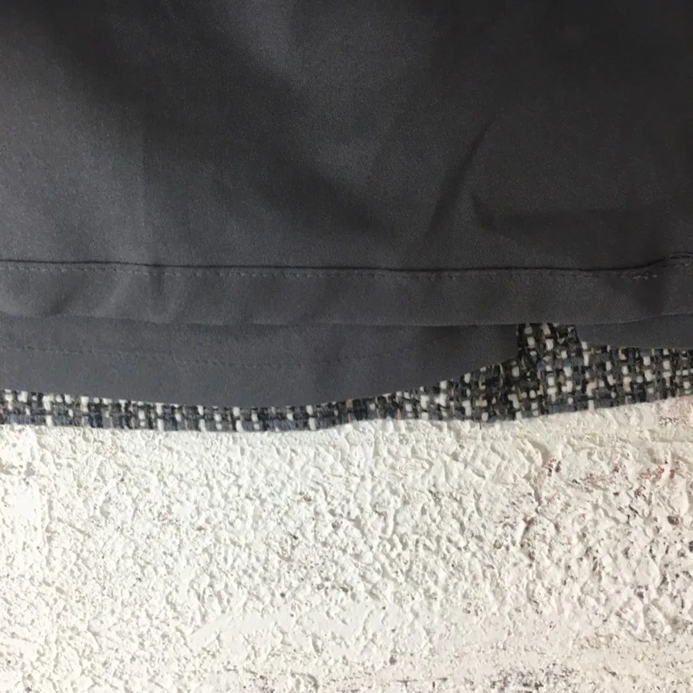 FORENZA GRAY TWEED WOOL MINI SKIRT - Image 5