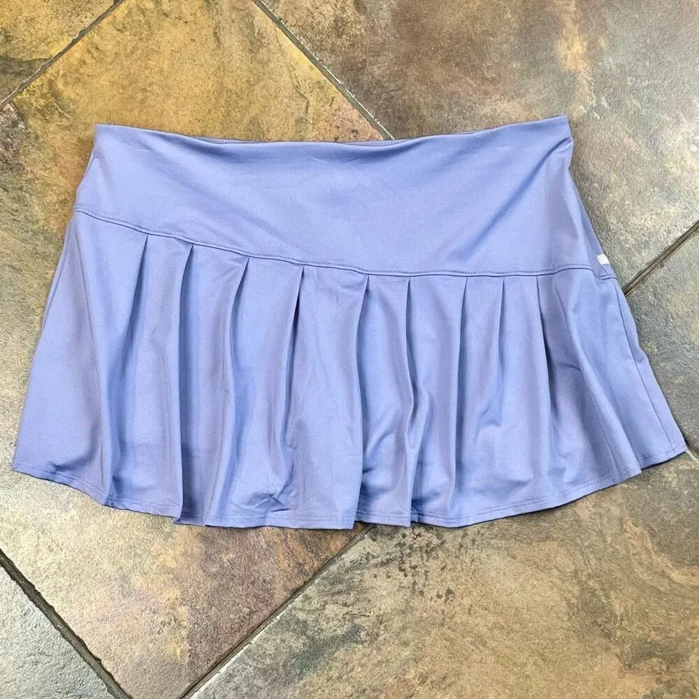 New! NWT Lucky in Love Cross Court Tennis Skirt Lilac Skort Large Purple - Image 5
