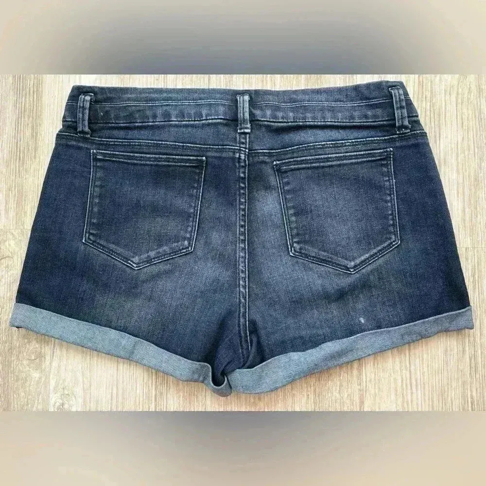 Candie's  | Women Denim Jean Cotton Blend Cutoff Rolled Shorts | Size 11 Juniors - Image 2
