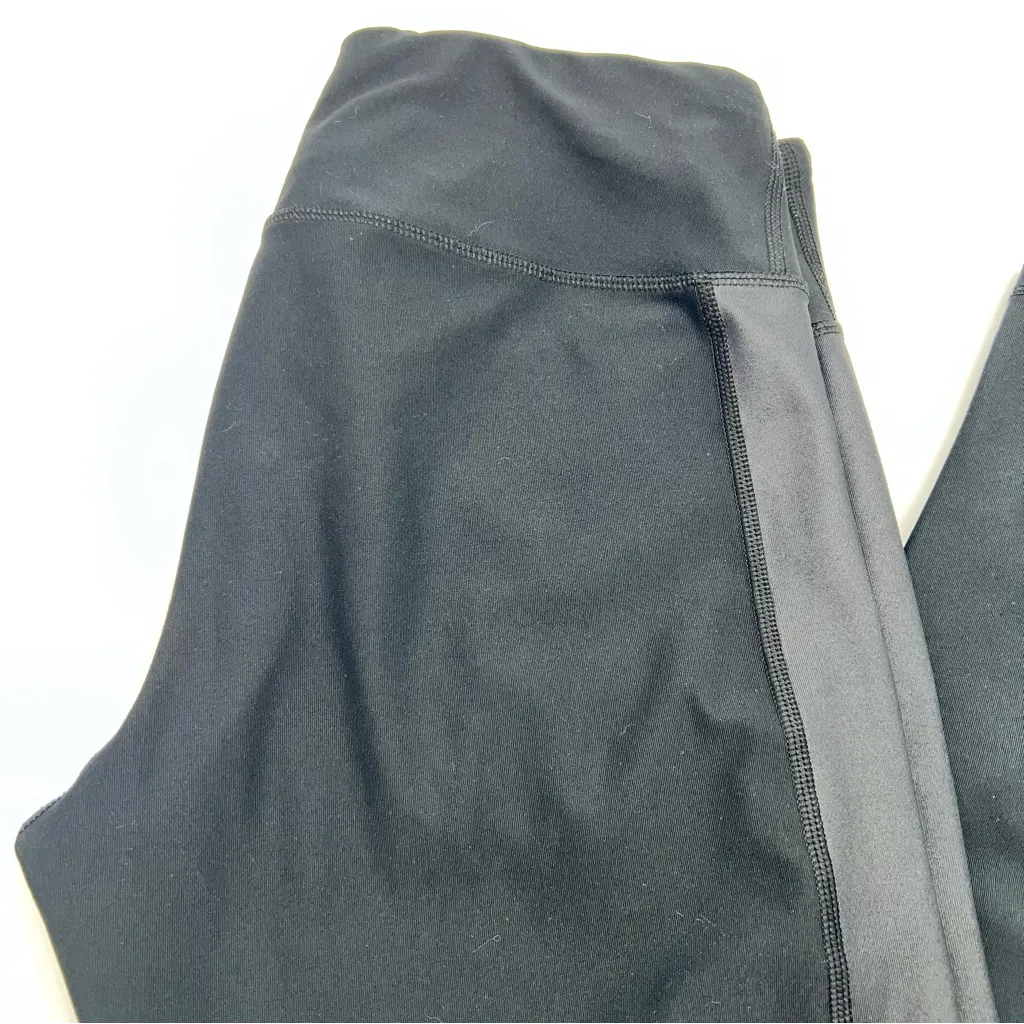 90 Degree By Reflex Women’s Black w/3 Shades of Gray Accent Leggings - Image 2