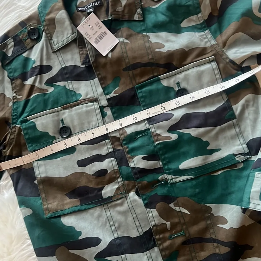 - New with tags J.Crew camouflage jacket🎀 ( oversized!) NWT - Image 4