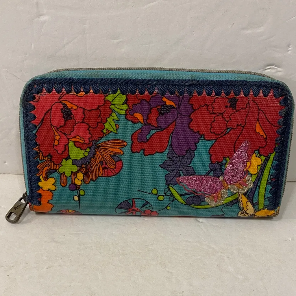 Sakroots Colorful Floral Zip Wallet - Image 3