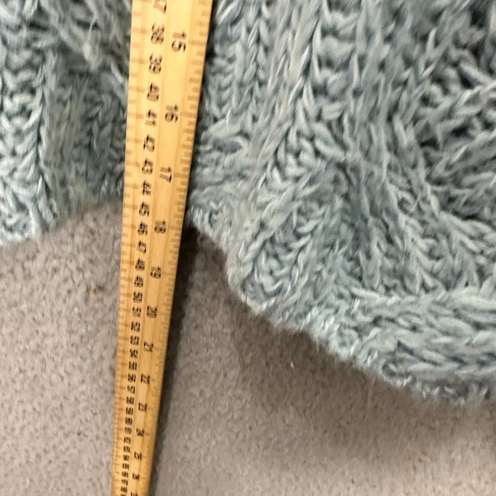 Kimchi Blue Sweater Women M Blue Crochet Pullover Soft‎ Girl Cottagecore Boho - Image 3