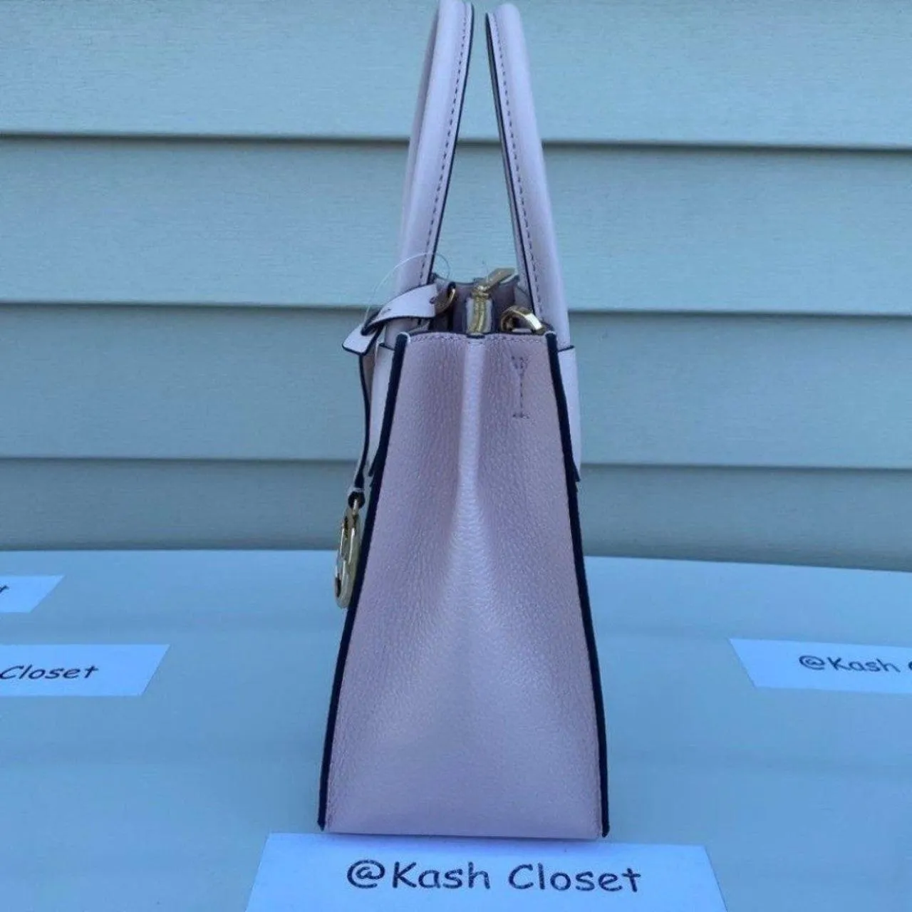 Michael Kors Powderblush Mercer Messanger Bag Medium Crossbody Purse - Image 5