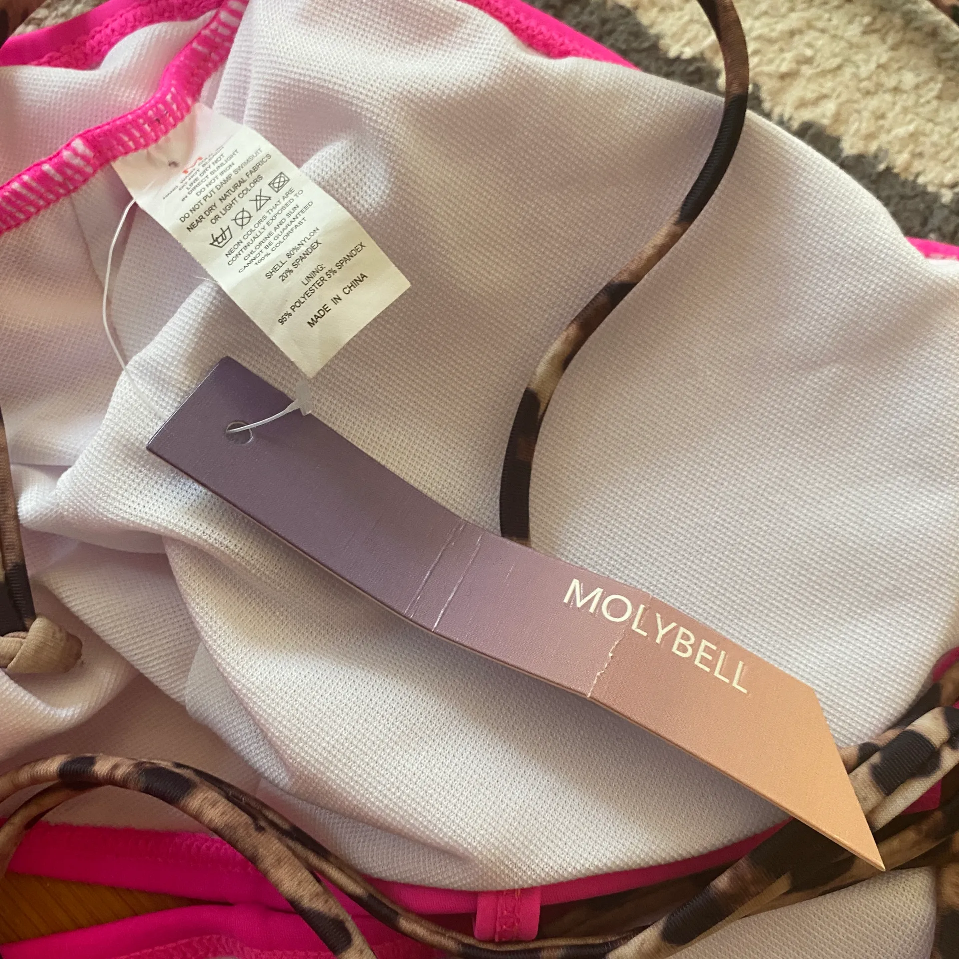 Women's  Plunge Skinny Straps Swimsuit Criss Cross Tie Knot Front Bathing Suit Deep V Open Back Swimwear - Image 8