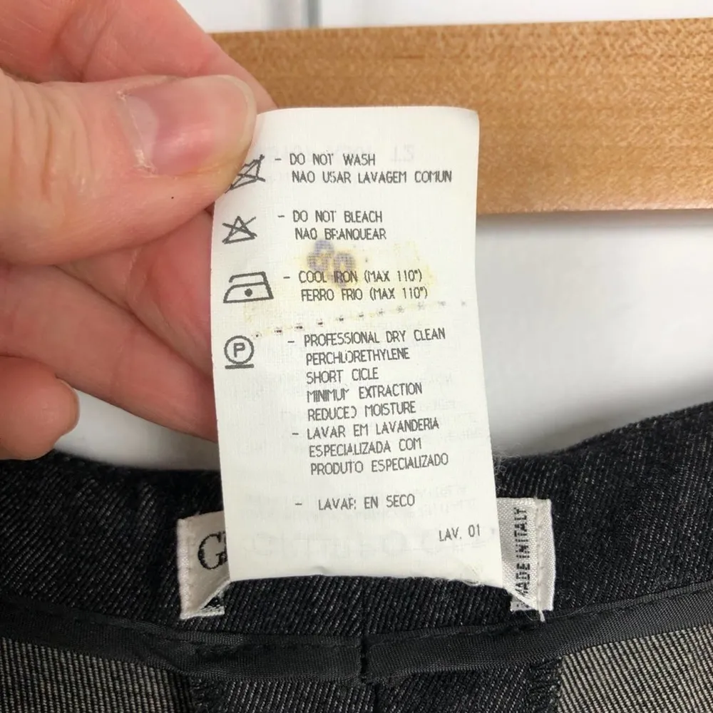 GIORGIO ARMANI Virgin Wool Career/Dress Trousers Pants Size 6 Workwear Office - Image 15