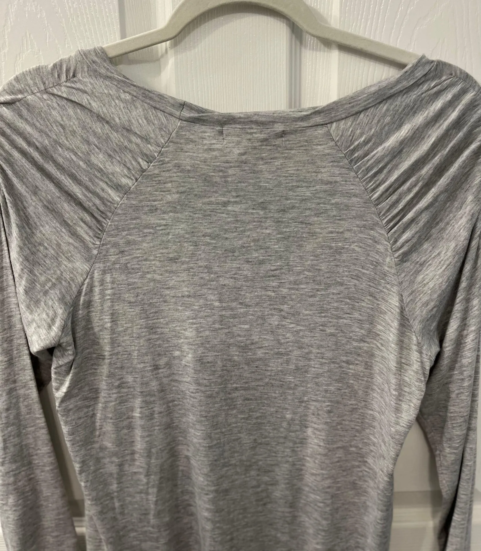 Kenar Light Gray 3/4 Sleeve Size Medium Top - Image 4