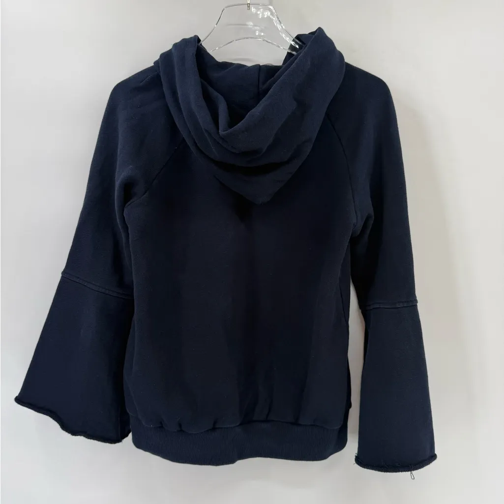 ALC bell sleeve hoodie Navy size xs - Image 4