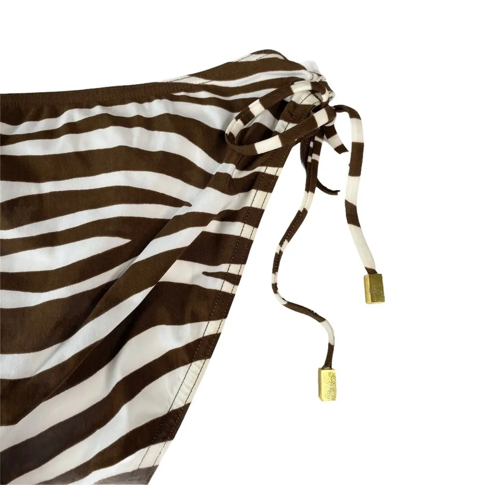 new Michael Kors ☀︎︎ Animal Print Side Tie Bikini Bottom ☀︎︎ Gold MK Hardware ☀︎ - Image 7