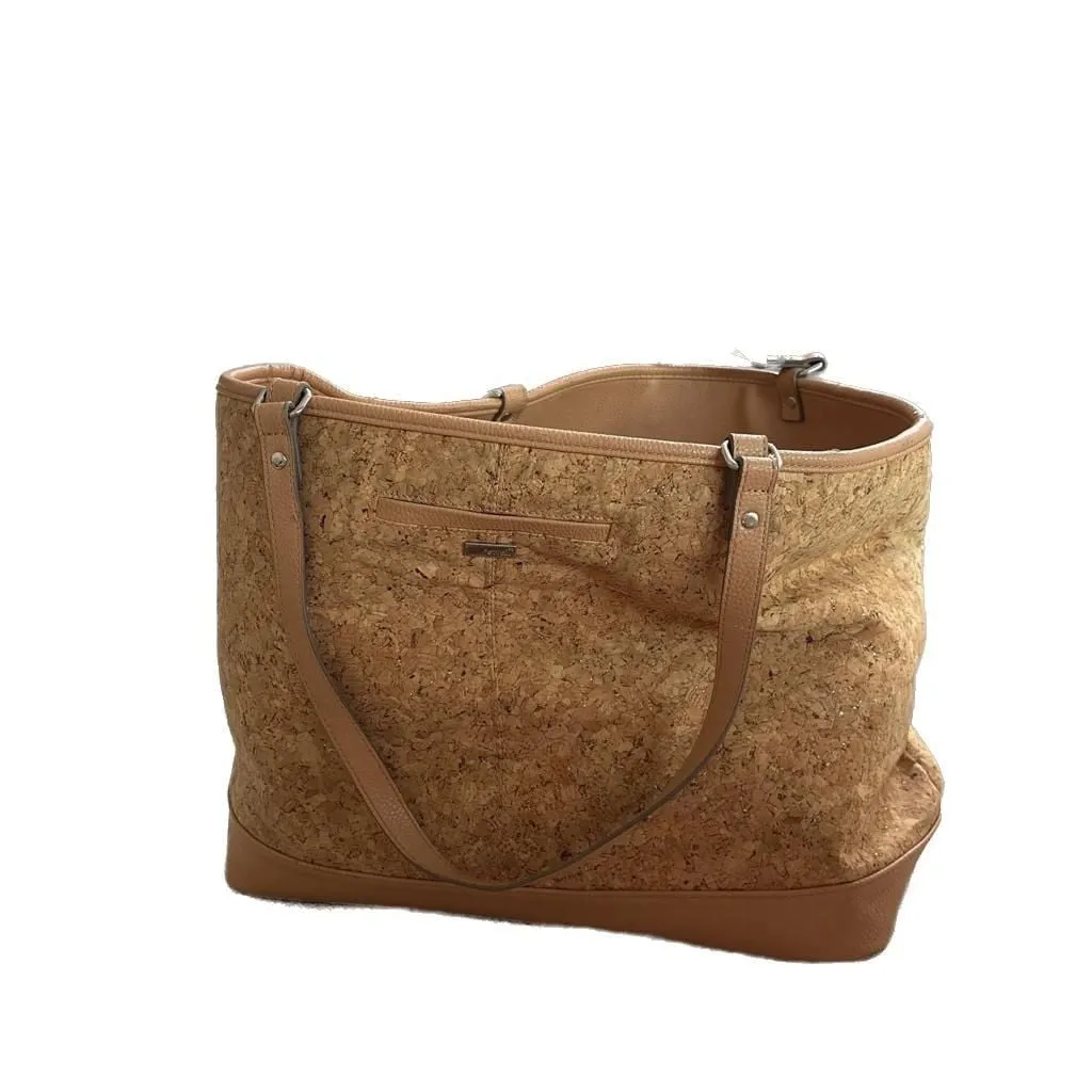Thirty One Jewell Brown Cork Setter Tote Bag XLarge Purse Diaper Bag - Image 2