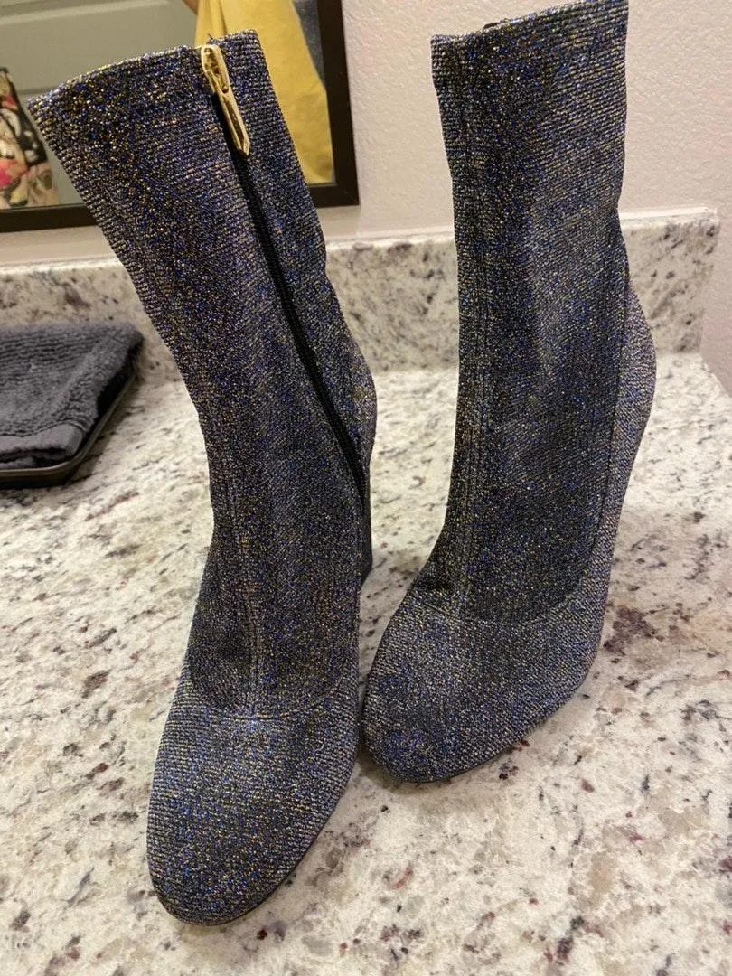 Blue/Gold Booties - Image 4
