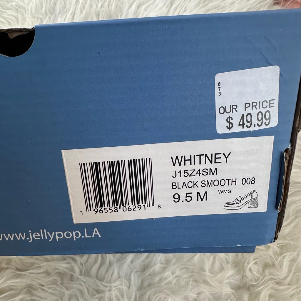 Jellypop  Women's Black Loafers , Size 9.5 - Image 5