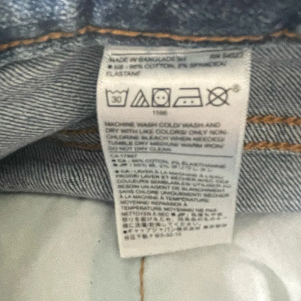 Banana Republic Straight Leg Blue Girlfriend Jeans - Image 6