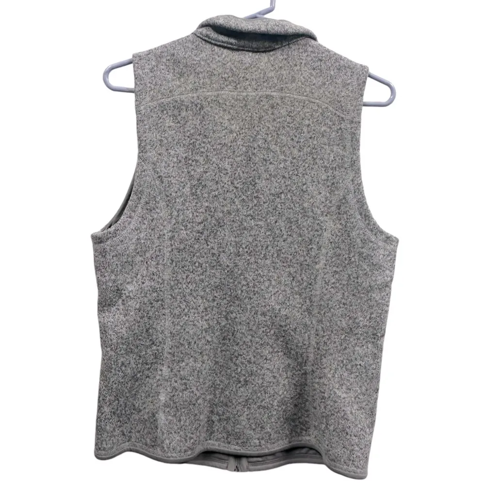 Patagonia Womens Heather Gray Full Zip Better Sweater Sleeveless Vest Womens M - Image 7