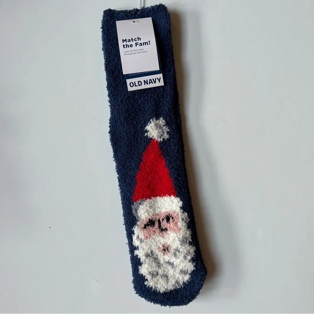 Old Navy Fuzzy Santa Clause Socks - Image 3