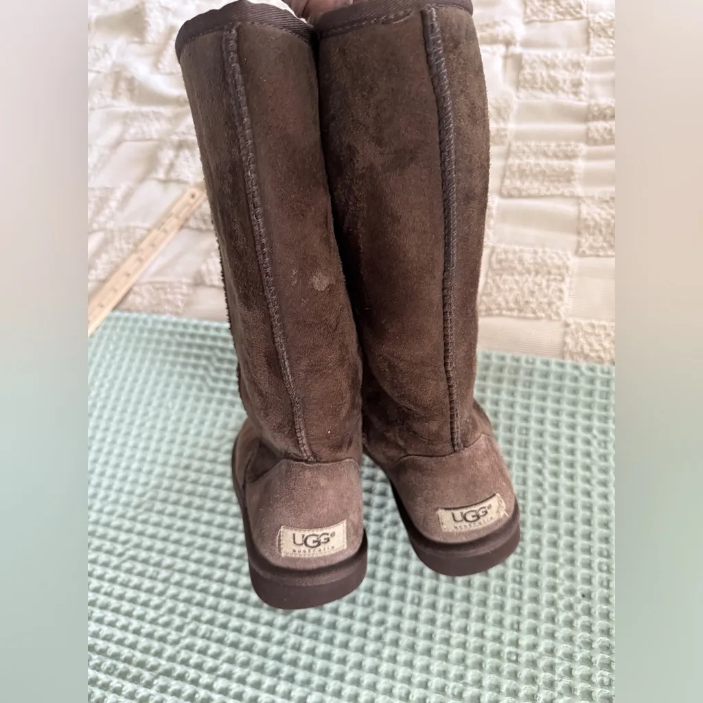 UGG Classic Tall II brown suede boots size 7 - Image 3