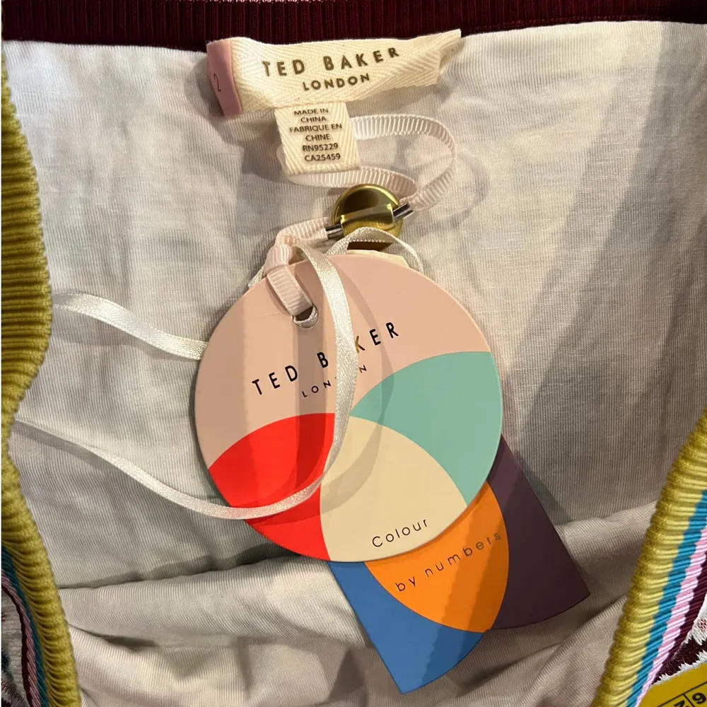 NWT TED BAKER LONDON COARI Aztec knitted midi skirt (2) - Image 5