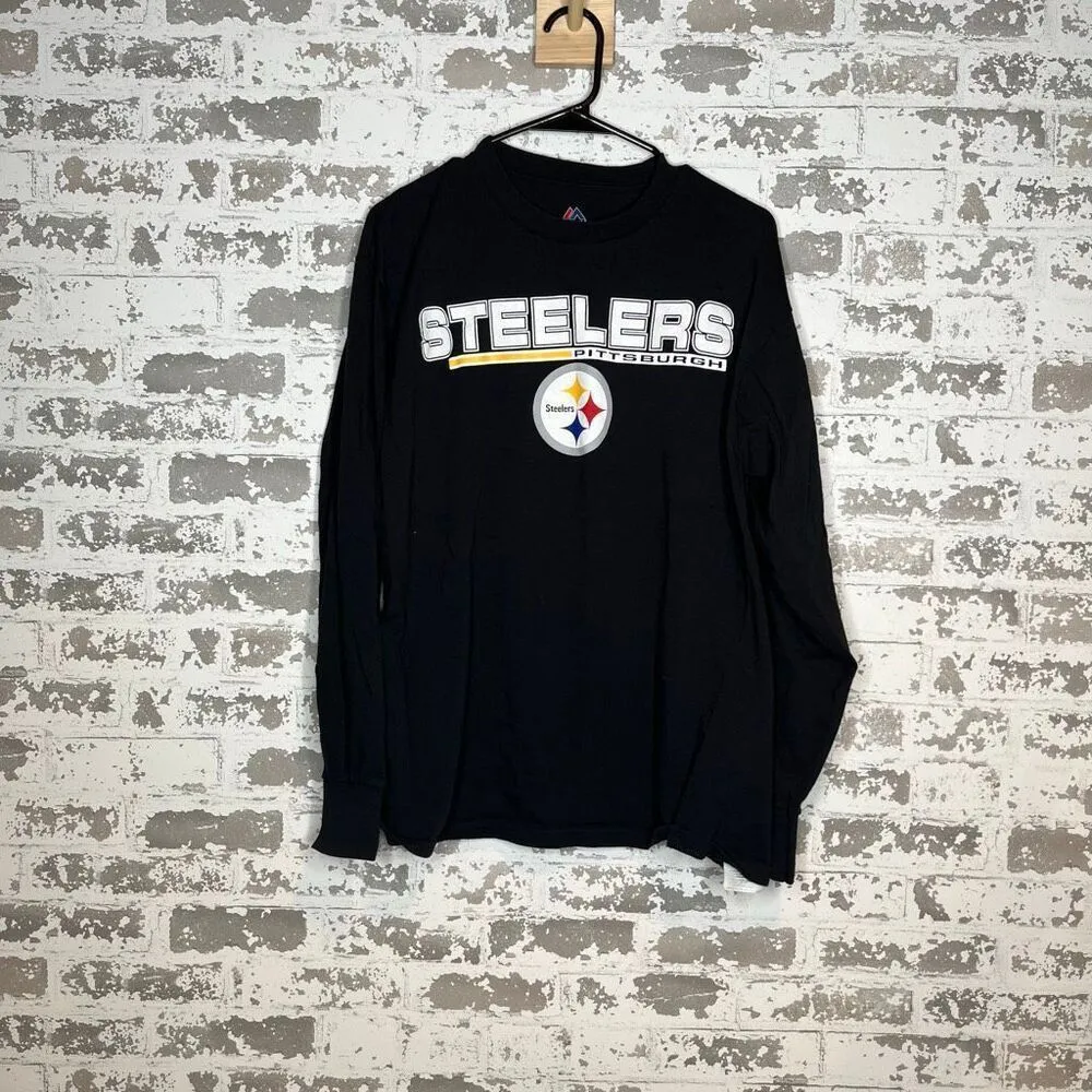 Majestic | Steelers football long sleeve shirt - Image 9