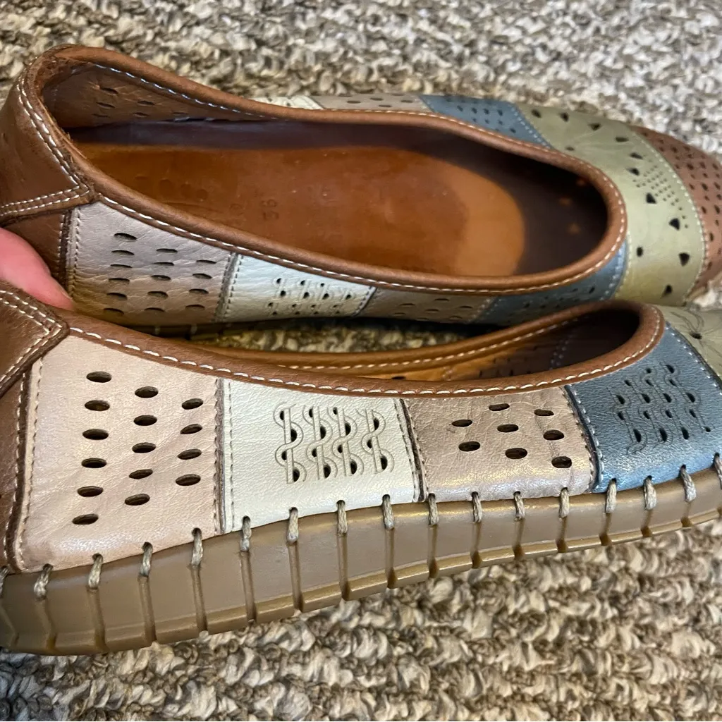 Spring Step Elancer Leather Ballerina Shoes EU 38 - Image 5