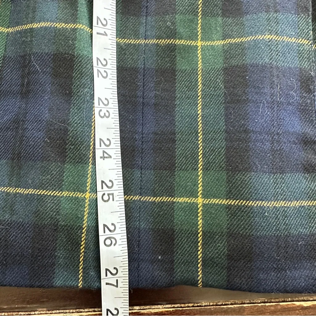 Embassy Row 2P VTG pure wool Plaid Tartan oxford timeless blazer Blue - Image 6