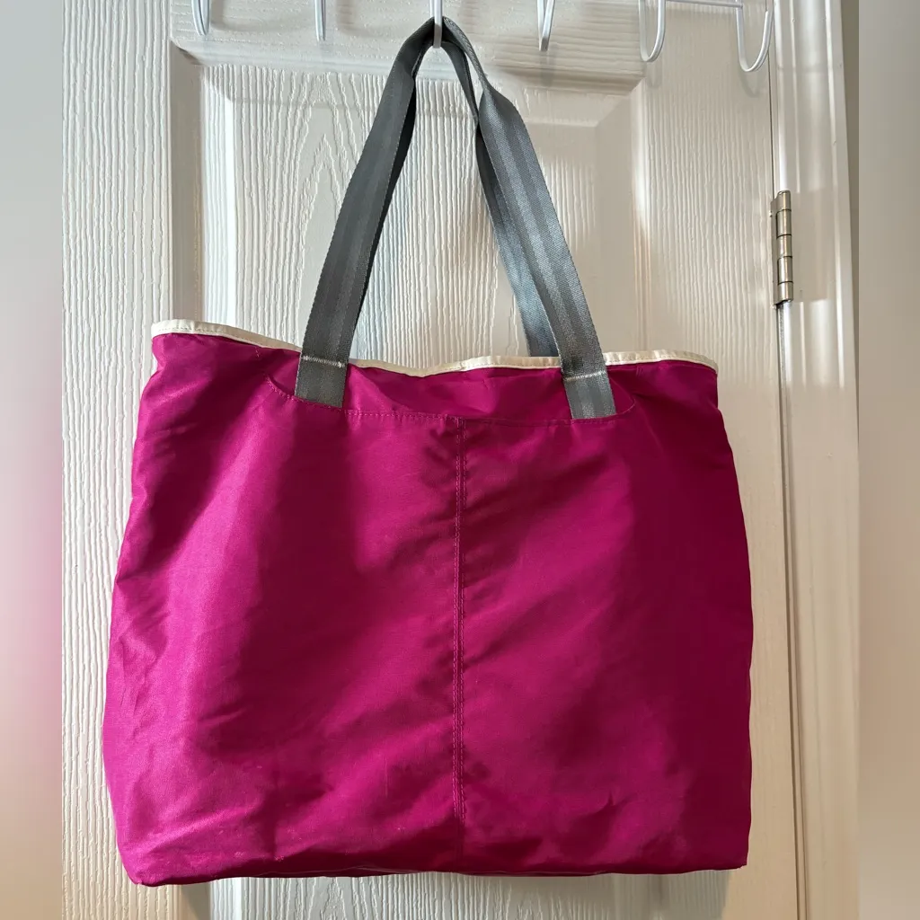 Under Armour Magenta and Cream tote bag - Image 5