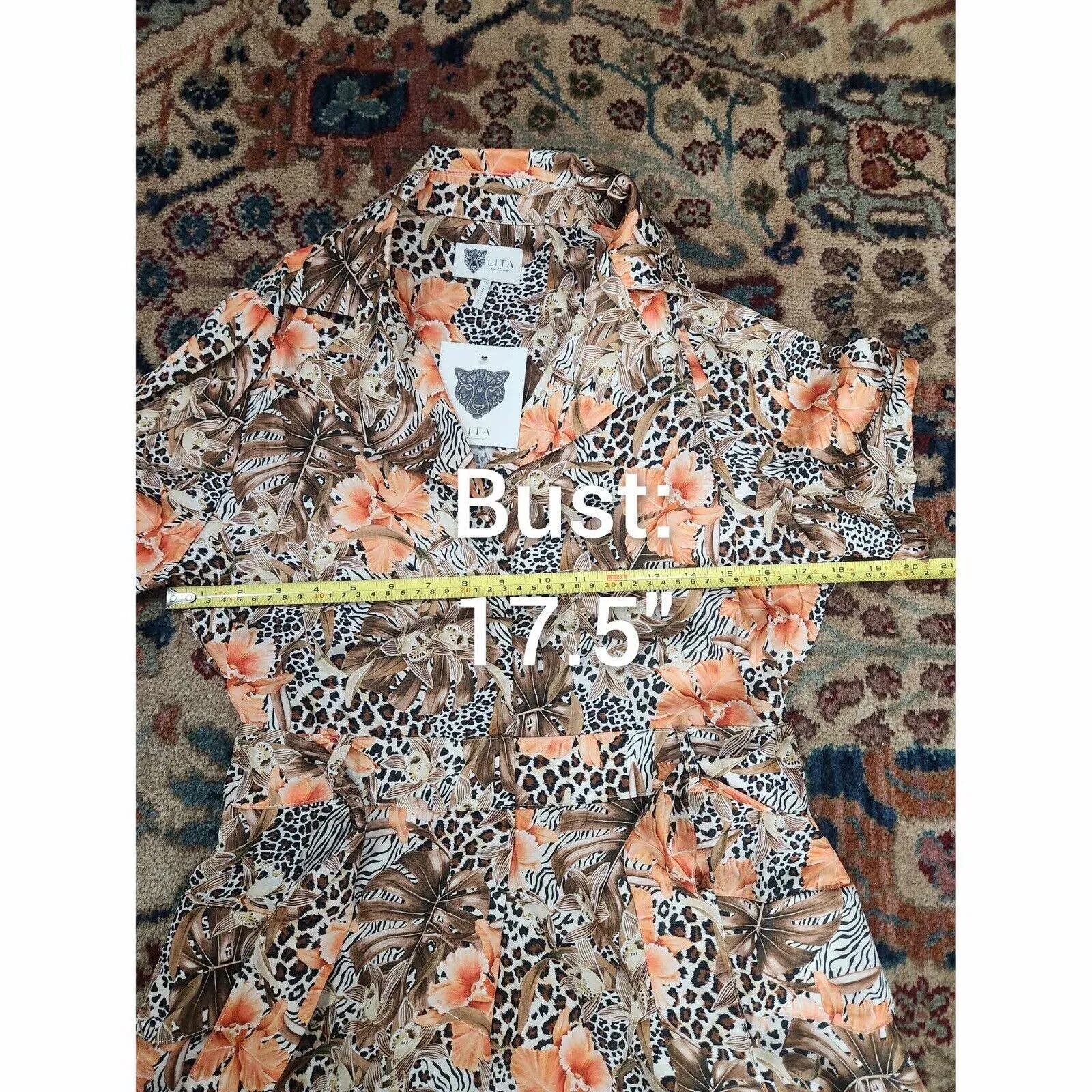 NWT Lita by Ciara Utility Belted Romper in Black Size XS.  B29 - Image 9