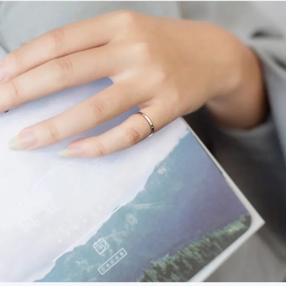 NEW 18k/.925 Rose Gold Dainty‎ Stacking Midi Pinky Knuckle Ring - Image 12