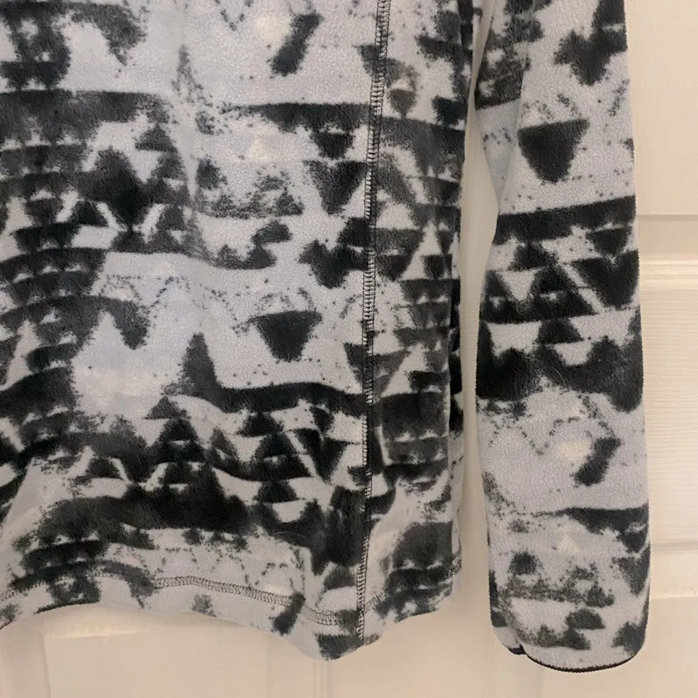 Columbia Pullover Long Sleeve Geometric Fleece Top - Image 4