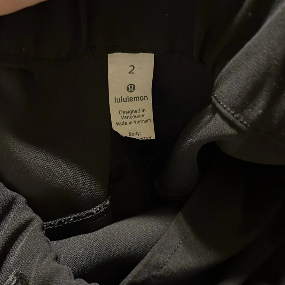 Lululemon - On The Fly Pant Track Stripe - Dark Olive / Black - 2 - Image 6