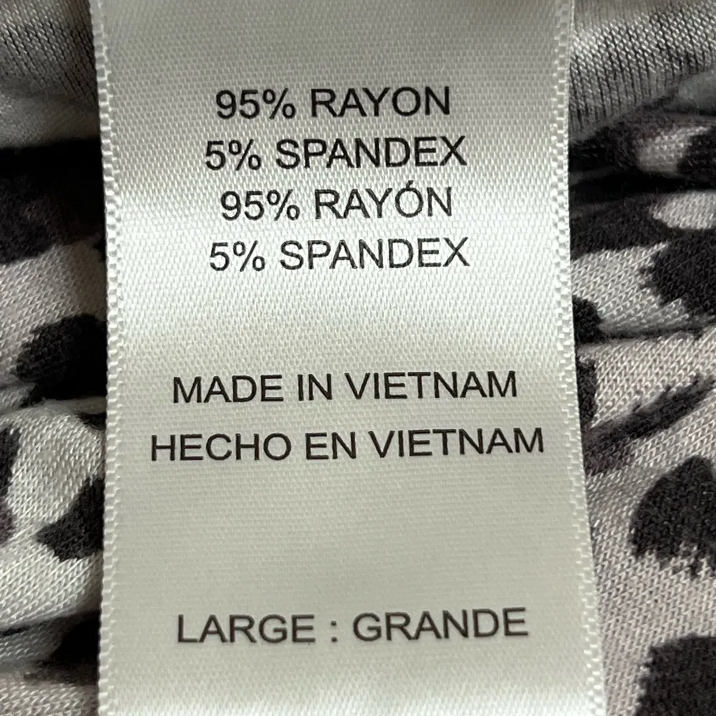 Midnight Women’s Cheetah Print Drawstring Pajama Pants - Image 5