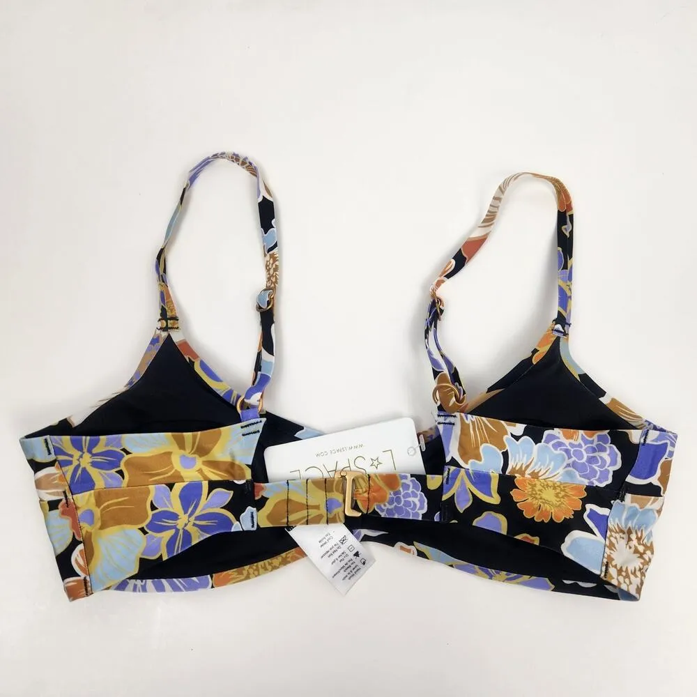 L*Space Fused Alec Bikini Top in Sugar and Spice Floral Size Small NWT - Image 4