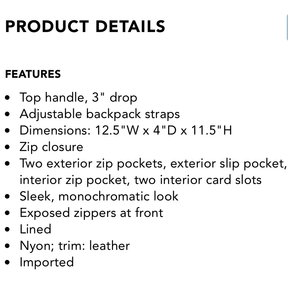 Botkier  Backpack - Image 2