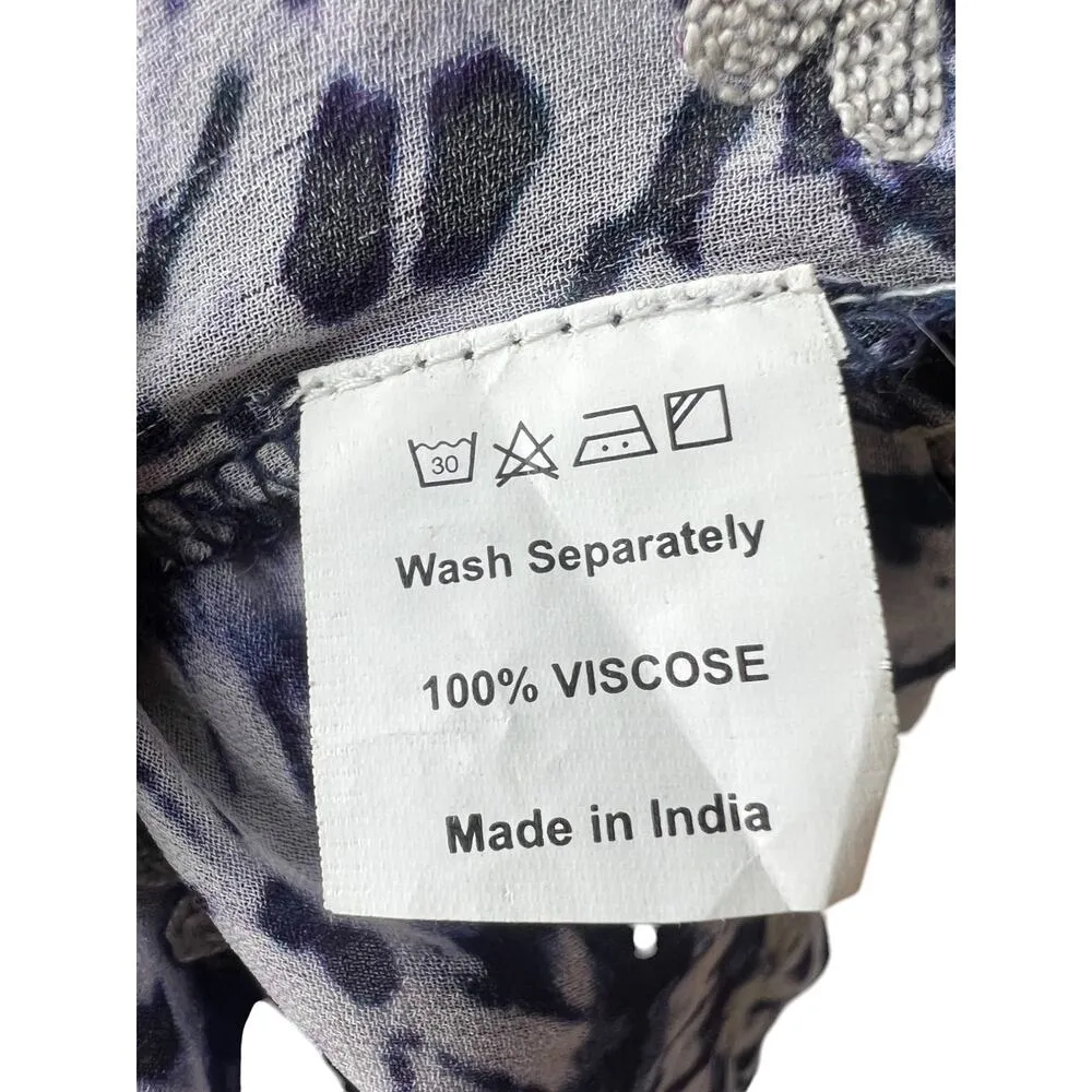 NWT Azul Angel | One Size | Flowey Boho Dress Kimono Embroidered Women's Blue - Image 7