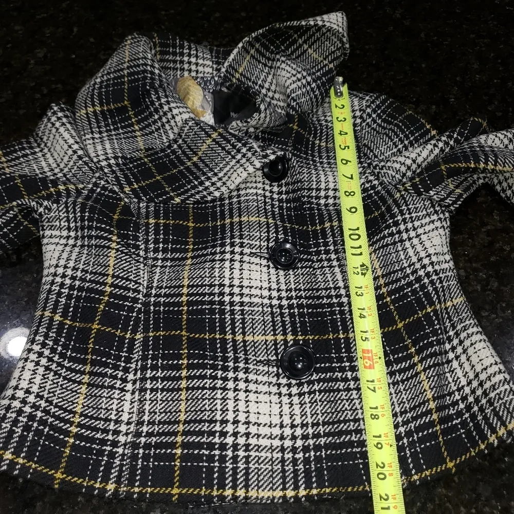 Mossimo Women's Multicolor Polyester & Wool Long Sleeve Button Pea Coat Size M Size M - Image 14