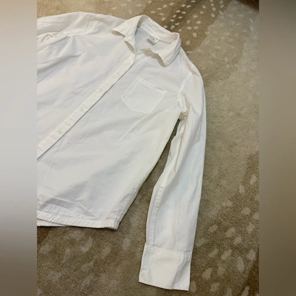 Aerie offline white button down shirt women’s size medium - Image 4