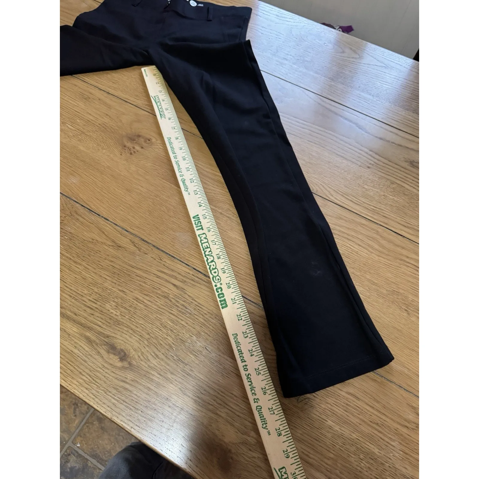 Betabrand Pants Women Size XS Petitie Pull On Black Stretch Loungwear Office - Image 6