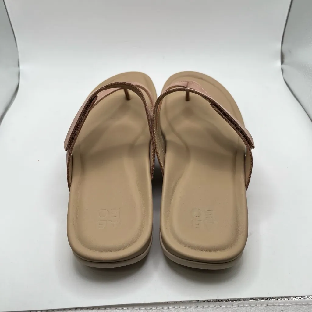 NWB Abeo Oasis Thong Sandal pink leather slip on orthopedic size 10 women - Image 6