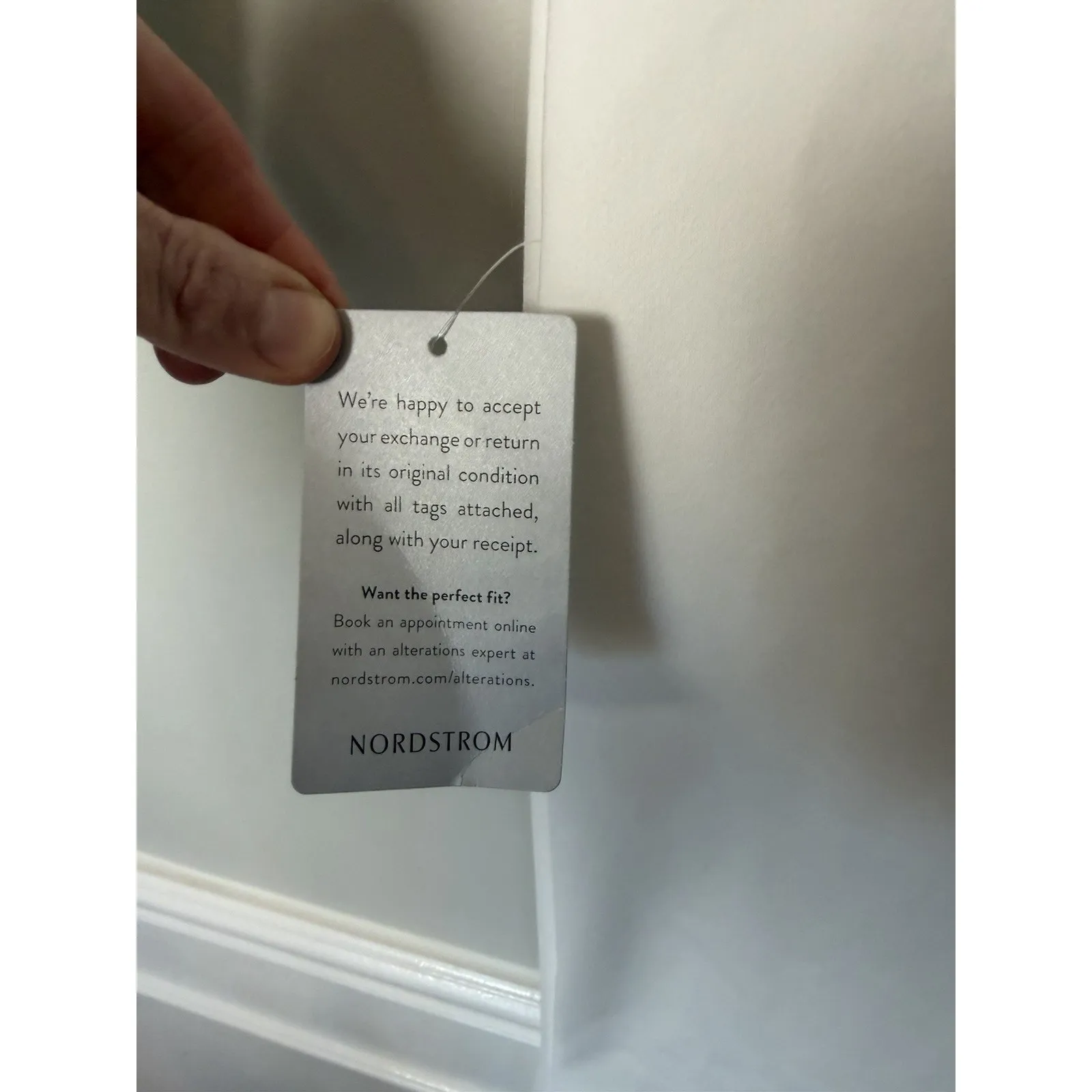 NOEL & JEAN KATIE MAY Cowl Back Long Crepe Wedding Gown Dress Off-White 12 NWT - Image 7