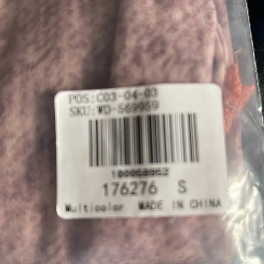 New glamorous v neck color block print top Mixed Media Crochet Sleeves Animal - Image 4