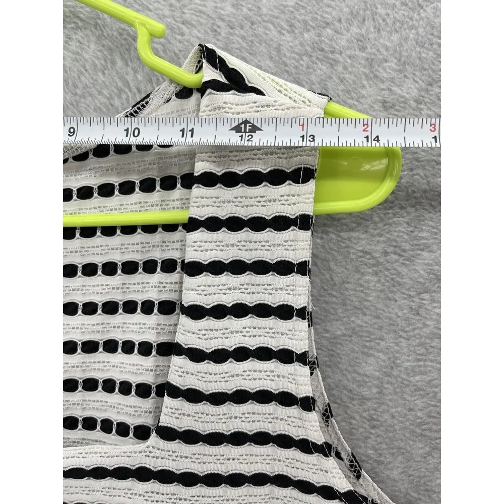 Perceptions New York Women's Blouse Tank Striped Plus Size 14 Sleeveless texture - Image 5