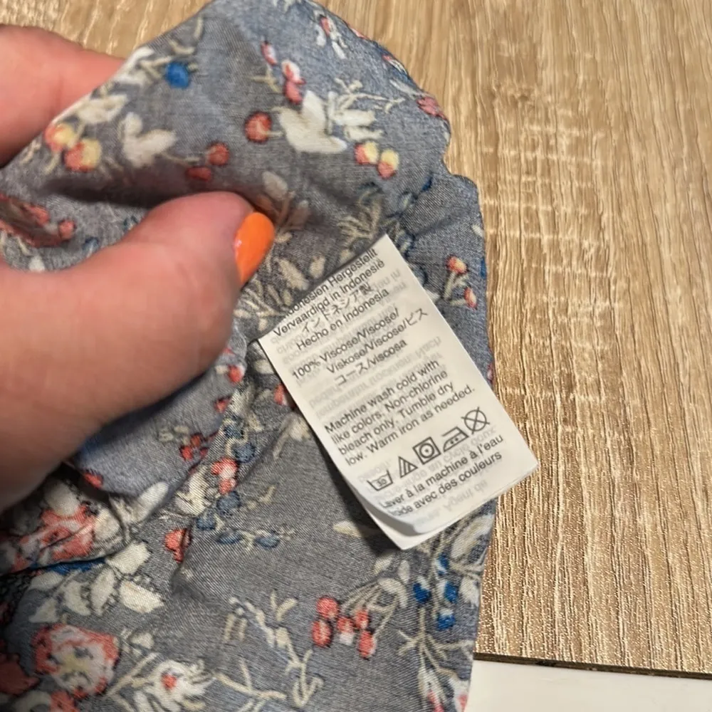 J‎ Crew dress floral v neck faux wrap dress hidden back zipper 00 - Image 3