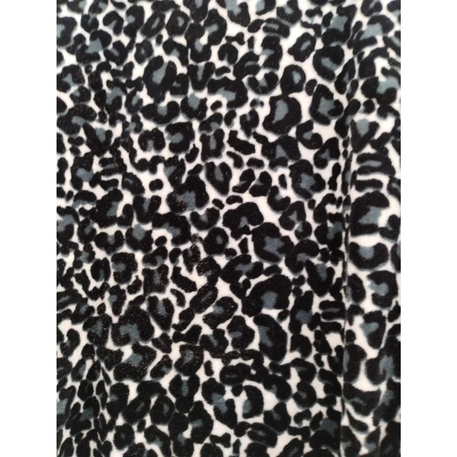 Needle & Threads Women's Size Large Black & White Snow Leopard Pullover Sweater - Image 2