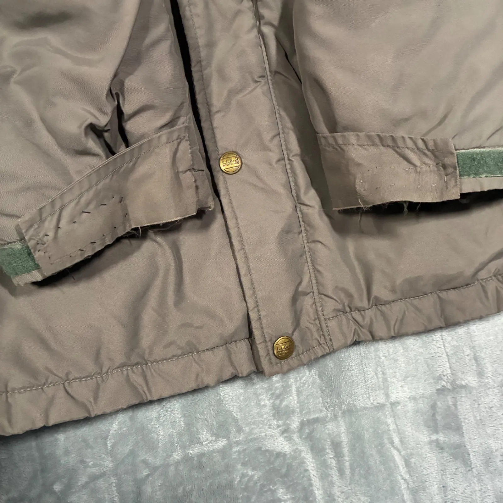 VTG LL Bean Penobscot Parka Jacket Insulated Outdoor Women's M Tan Size M - Image 4