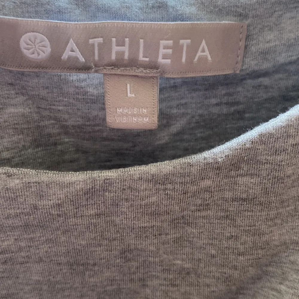 Athleta Santorini Thera Dress Gray Modal Tank Dress Comfort Soft Coverup‎ Casual - Image 5