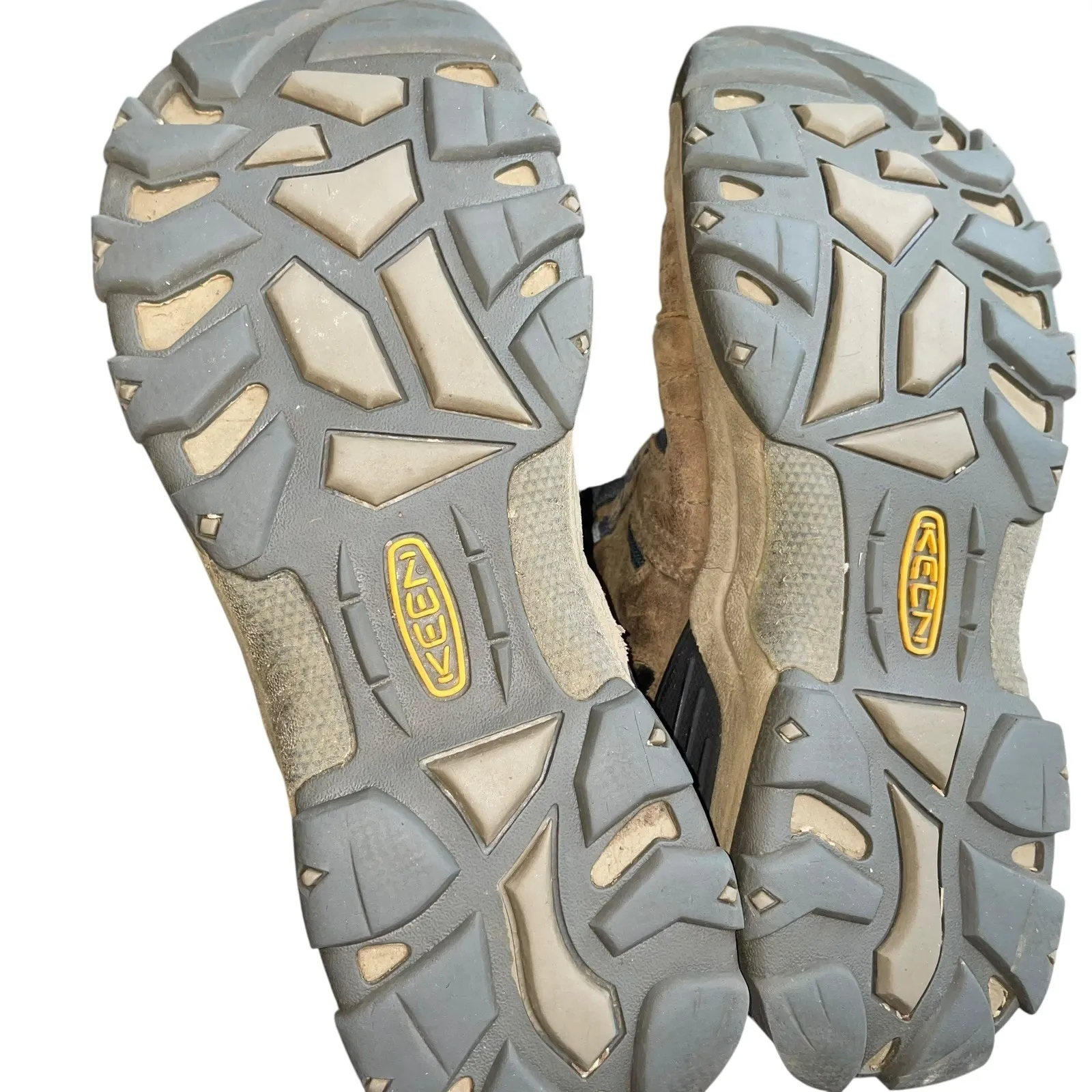 Keen Durand‎ II Boots Women's Size 9.5 Hiking Trail Tan Teal Waterproof Mid - Image 7