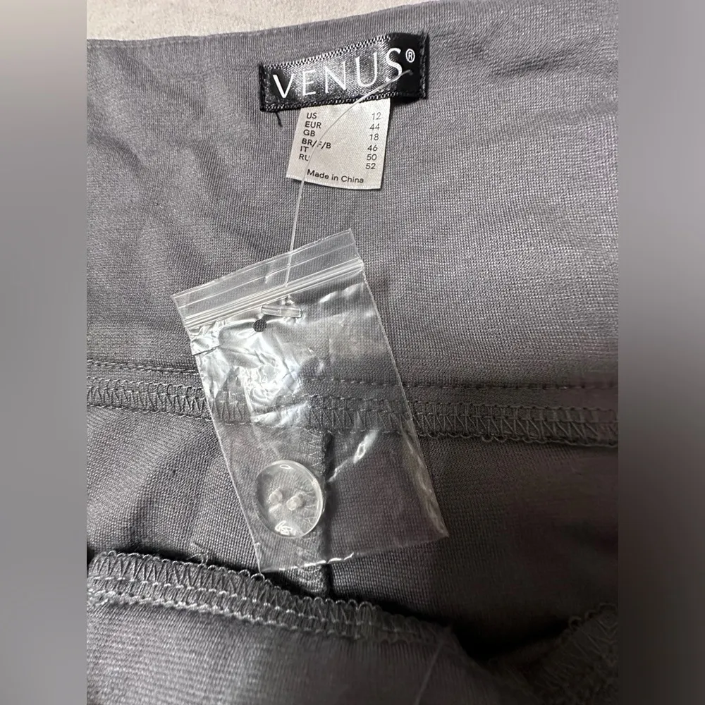 Venus NWT  Gray Dress Work Pants Size 12 - Image 5