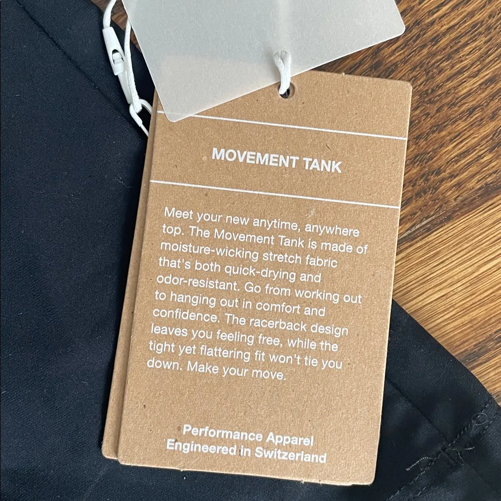 NWT On Running Movement Tank Top Black Penn Relays Size Medium - Image 4